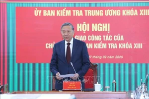 Tổng Bí thư Tô Lâm dự Hội nghị bàn giao công tác của Chủ nhiệm Ủy ban Kiểm tra Trung ương