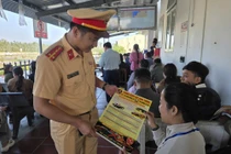 Cảnh sát Giao thông Gia Lai đồng loạt ra quân bảo đảm trật tự an toàn giao thông phục vụ Đại hội Đảng