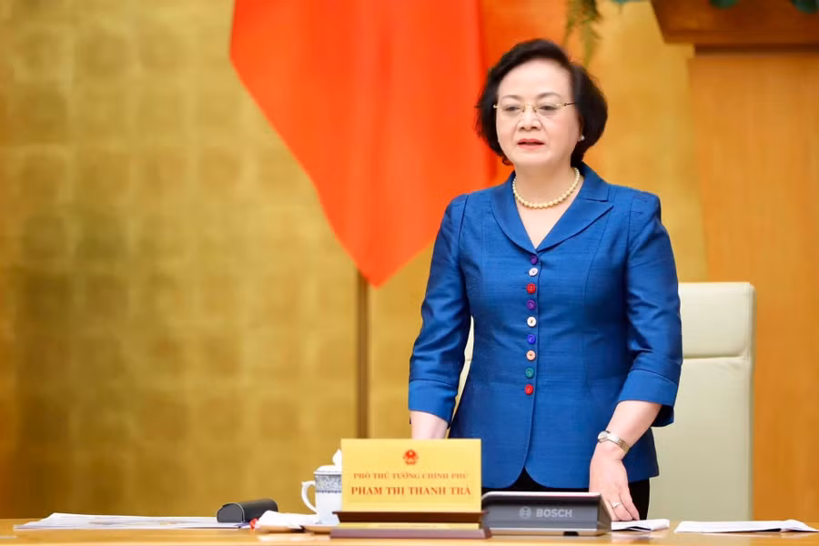 Phó Thủ tướng Chính phủ Phạm Thị Thanh Trà phát biểu tại hội nghị. Ảnh: Bộ VHTTDL