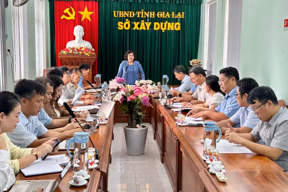 Giám sát công tác PCCC tại Sở Xây dựng và Sở Nông nghiệp và Môi trường