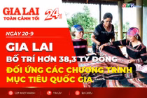 Toàn cảnh Gia Lai 24h - Gia Lai bố trí hơn 38,3 tỷ đồng đối ứng các chương trình mục tiêu quốc gia