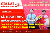 Điểm tin trưa: Lễ trao tặng Huân chương Lao động và Bằng khen của Thủ tướng cho các đồng chí lãnh đạo tỉnh