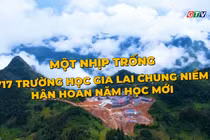Một nhịp trống, 717 trường học gia lai chung niềm hân hoan năm học mới