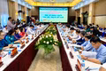 Quang cảnh hội thảo báo Đảng các tỉnh, thành phố khu vực miền Trung-Tây Nguyên lần thứ 11 với chủ đề Báo chí tuyên truyền thúc đẩy Chuyển đổi xanh. Ảnh Hà Duy