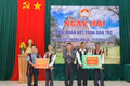 Bí thư Thành ủy Pleiku Trịnh Duy Thuân dự Ngày hội Đại đoàn kết toàn dân tộc tại làng Kép 