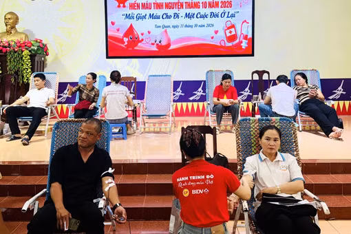 Các cơ sở y tế trên địa bàn tỉnh Gia Lai tiếp nhận 548 đơn vị máu an toàn