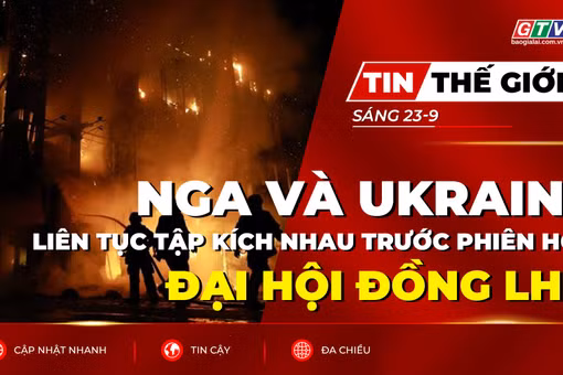 Bản tin thế giới ngày 23-9: Nga và Ukraine liên tục tập kích nhau trước phiên họp Đại hội đồng LHQ