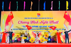Chương trình nghệ thuật chào mừng thành công Đại hội đại biểu Đảng bộ UBND tỉnh Gia Lai lần thứ I