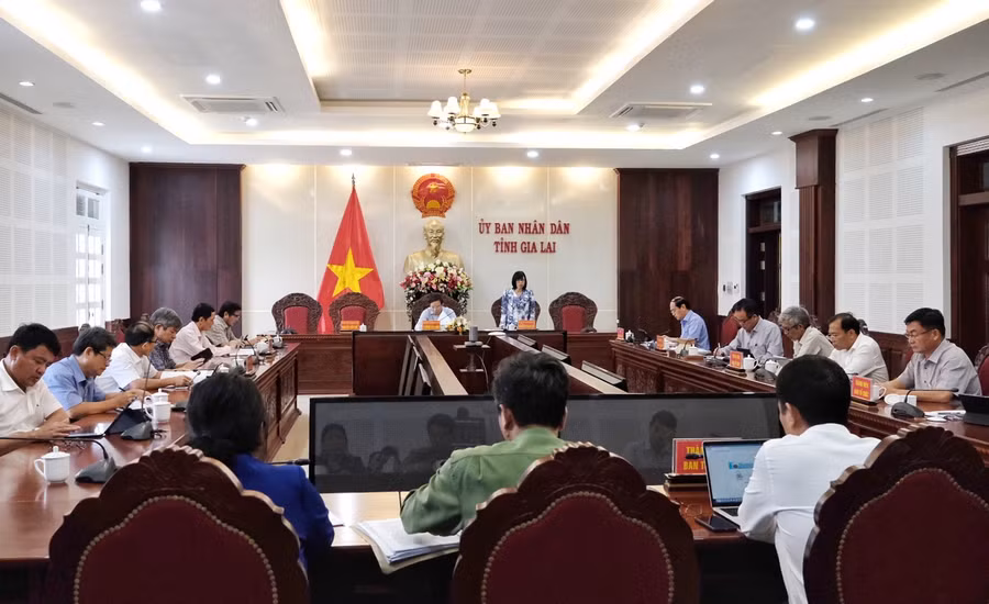 Quang cảnh cuộc họp. Ảnh: Hoàng Ngọc