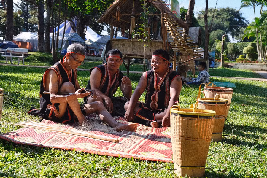 "Sắc màu văn hóa Gia Lai-Bảo tồn và phát triển" sẽ tái hiện lại không gian sinh hoạt của các dân tộc thiểu số để người dân và du khách trải nghiệm, tìm hiểu về di sản. Ảnh: Hoàng Ngọc