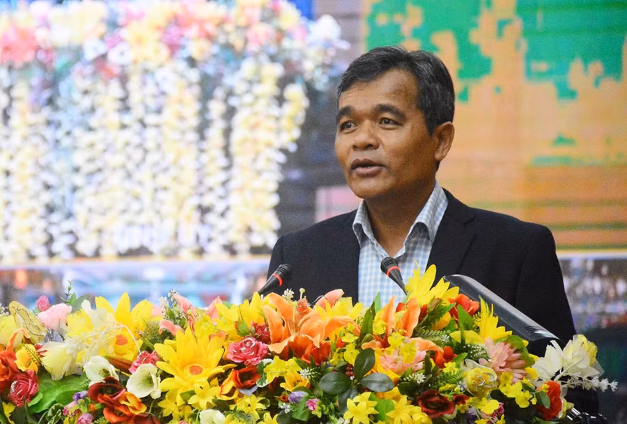 Bí thư Tỉnh ủy Hồ Văn Niên mong muốn hoàn thiện các chuẩn mực giá trị văn hóa, gia đình, con người mang bản sắc riêng của Gia Lai. Ảnh: P.D