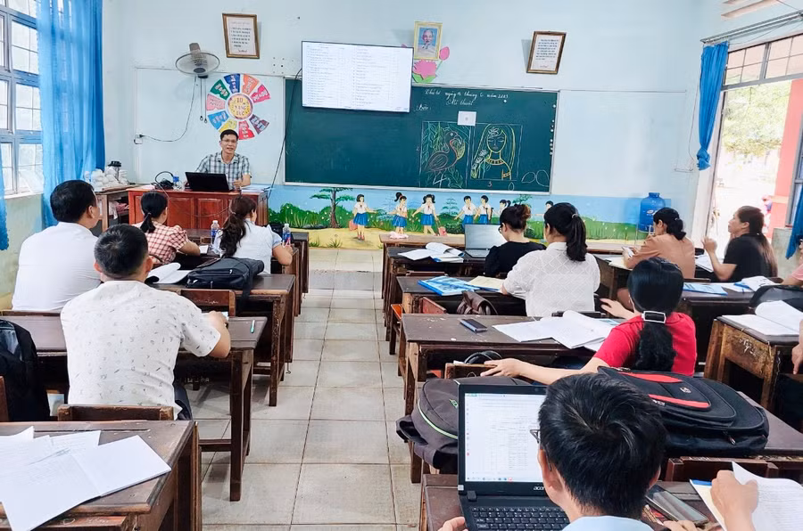 Quang cảnh lớp tập huấn. Ảnh: Mai Ka Quang cảnh lớp tập huấn. Ảnh: Mai Ka