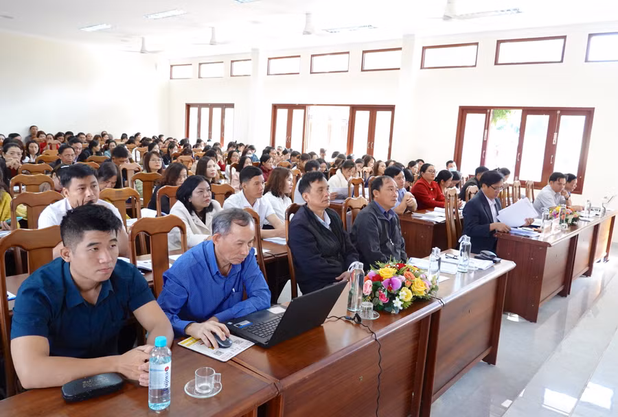 Các đại biểu tham gia hội nghị. Ảnh: Mộc Trà Các đại biểu tham gia hội nghị. Ảnh: Mộc Trà
