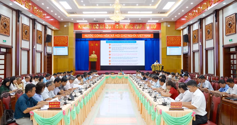 Quang cảnh hội nghị. Ảnh: Mộc Trà Quang cảnh hội nghị. Ảnh: Mộc Trà