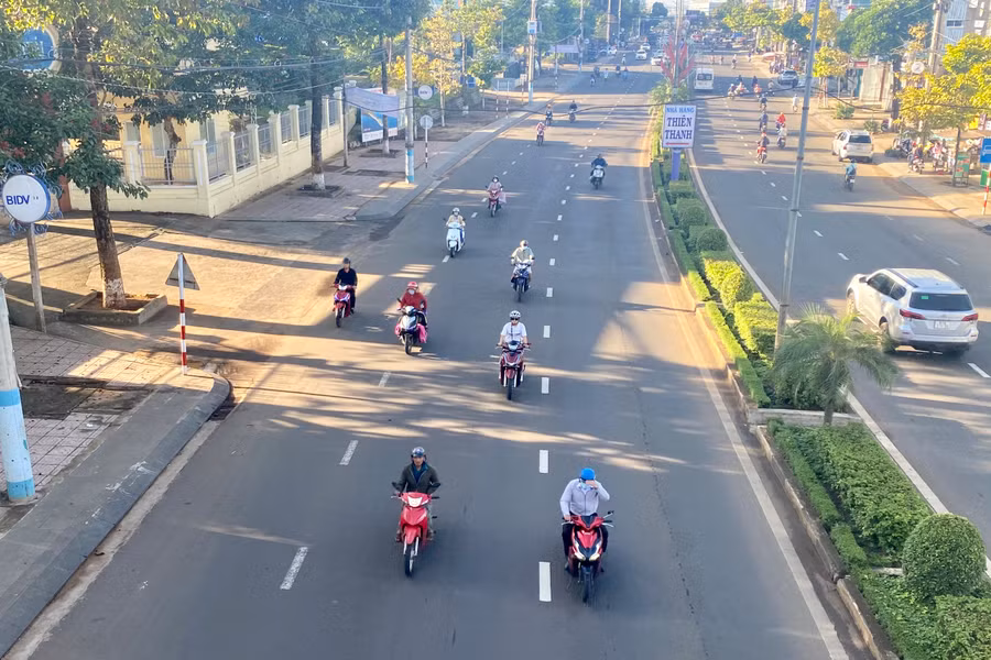 Thời tiết ủng hộ các thí sinh trong buổi thi đầu tiên. Ảnh: Mộc Trà
