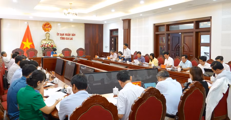 Quang cảnh cuộc họp. Ảnh: Mộc Trà
