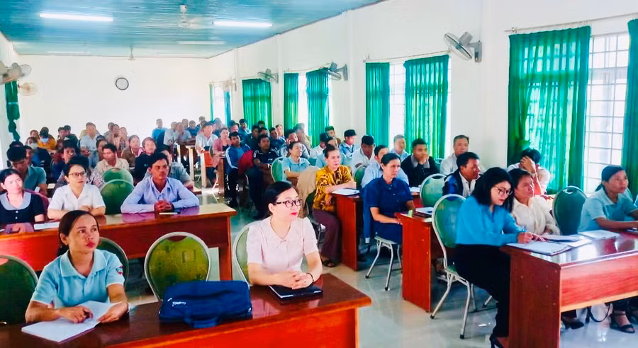 Lớp bồi dưỡng được tổ chức từ ngày 15 đến 19-4. Ảnh: Mai Ka