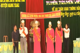 Mang Yang: Khai mạc Hội thi tuyên truyền viên giỏi về ATGT
