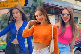 Bí quyết lên đồ tôn làn da nâu của Hoa hậu Thùy Tiên