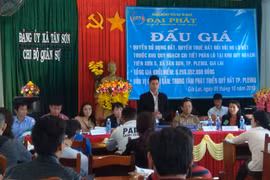 Thành phố Pleiku: Đấu giá 96 lô đất ở xã Tân Sơn