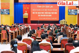 Gia Lai: Hội nghị cán bộ toàn tỉnh học tập, quán triệt các văn bản của Đảng