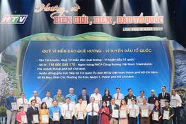 Hơn 44 tỷ đồng ủng hộ Quỹ Vì biển đảo quê hương-Vì tuyến đầu Tổ quốc