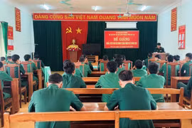 33 cán bộ khung B Quân nhân dự bị hoàn thành khóa huấn luyện