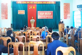Đak Pơ: Bồi dưỡng nghiệp vụ cho 46 cán bộ Mặt trận cơ sở
