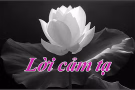 LỜI CẢM TẠ