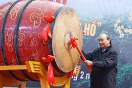 Chủ tịch nước Nguyễn Xuân Phúc phát động Tết Trồng cây tại Khu di tích lịch sử Đền Hùng