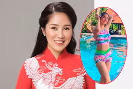Diễn viên Lê Phương tự tin diện đồ bơi khoe dáng sau khi giảm 30kg
