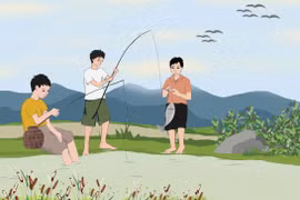 Cắm câu mùa lụt
