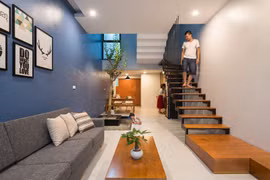 Nhà ống bên ngoài đơn giản nhưng bên trong thoáng đãng