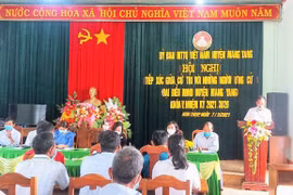 Mang Yang tổ chức hội nghị tiếp xúc cử tri cho người ứng cử đại biểu HĐND huyện