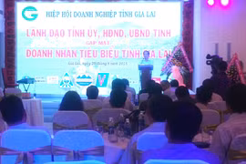 Lãnh đạo tỉnh gặp mặt các doanh nghiệp tiêu biểu