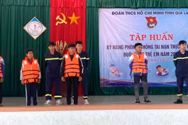 Kông Chro tập huấn phòng-chống tai nạn thương tích, đuối nước cho thiếu nhi