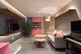 Không gian ngập tràn màu hồng trong căn hộ của Ngọc Thanh Tâm