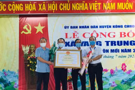 Kông Chro: Xã Yang Trung đạt chuẩn nông thôn mới