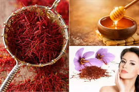 Bất ngờ công dụng nhụy hoa nghệ tây ngâm mật ong