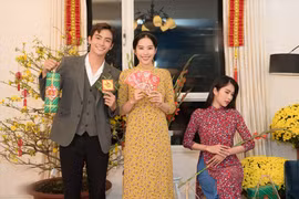 Nam Em hóa cô thôn nữ, tình tứ, ngọt ngào đón Tết bên Lãnh Thanh