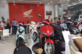 Xe ga Vision tiếp tục dẫn đầu doanh số xe máy Honda