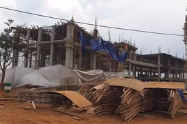 8 người bị thương do sập côngtrình Trung tâm dịch vụ việc làm tỉnh ĐắkLắk