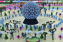 Lễ khai mạc World Cup 2014 đơn giản và đầy màu sắc