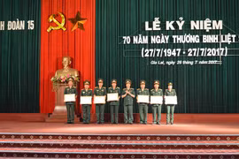 Binh đoàn 15: Kỷ niệm 70 năm Ngày Thương binh-Liệt sĩ