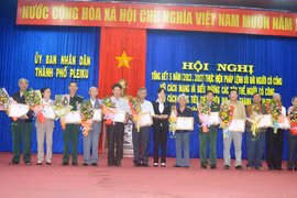 TP. Pleiku: Tổng kết 5 năm thực hiện Pháp lệnh ưu đãi người có công