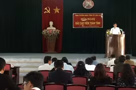Ban Tuyên giáo Tỉnh ủy tổ chức hội nghị báo cáo viên