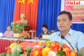 Đoàn Đại biểu Quốc hội tỉnh Gia Lai tiếp xúc cử tri tại huyện Chư Pah và Ia Grai