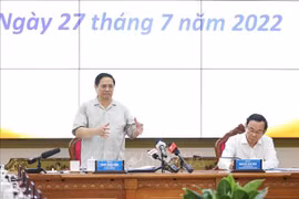 Thủ tướng Phạm Minh Chính làm việc với lãnh đạo chủ chốt TP. Hồ Chí Minh