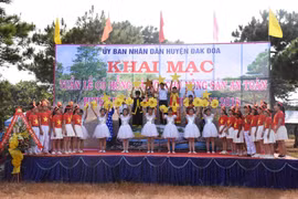 Khai mạc Tuần lễ cỏ hồng và Hội chợ nông sản an toàn