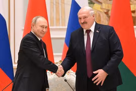 Tổng thống Nga và Tổng thống Belarus nhất trí tạo ra một "không gian phòng thủ thống nhất"